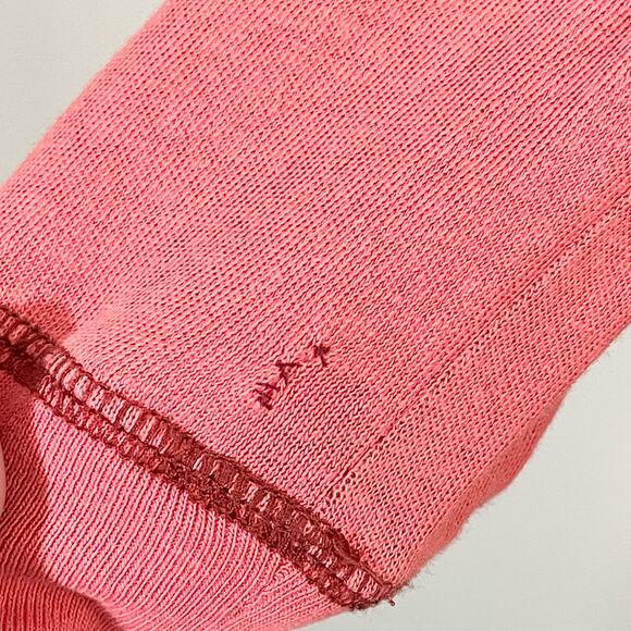 We The Free People Women's Pink Long Sleeve Peplum Ruffle Cotton Top Size XS - Picture 3 of 9